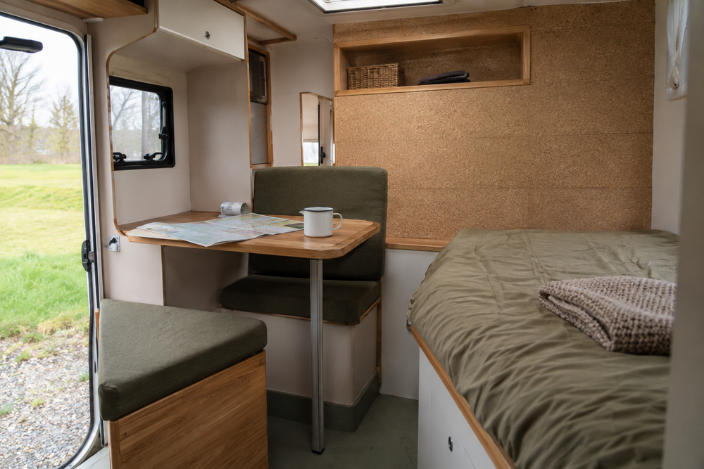 Kurk in je camper of caravan: natuurlijk, licht en veelzijdig