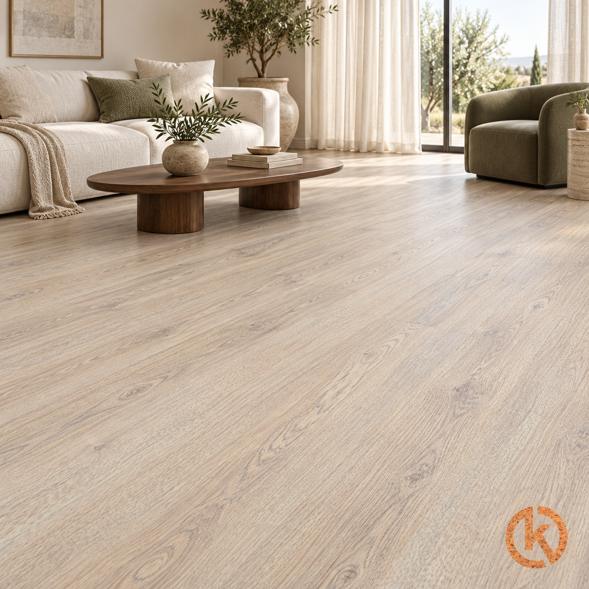 Amorim Amorim klikvloer Wood Go - Taupe Oiled Oak - PARTIJ 16m2