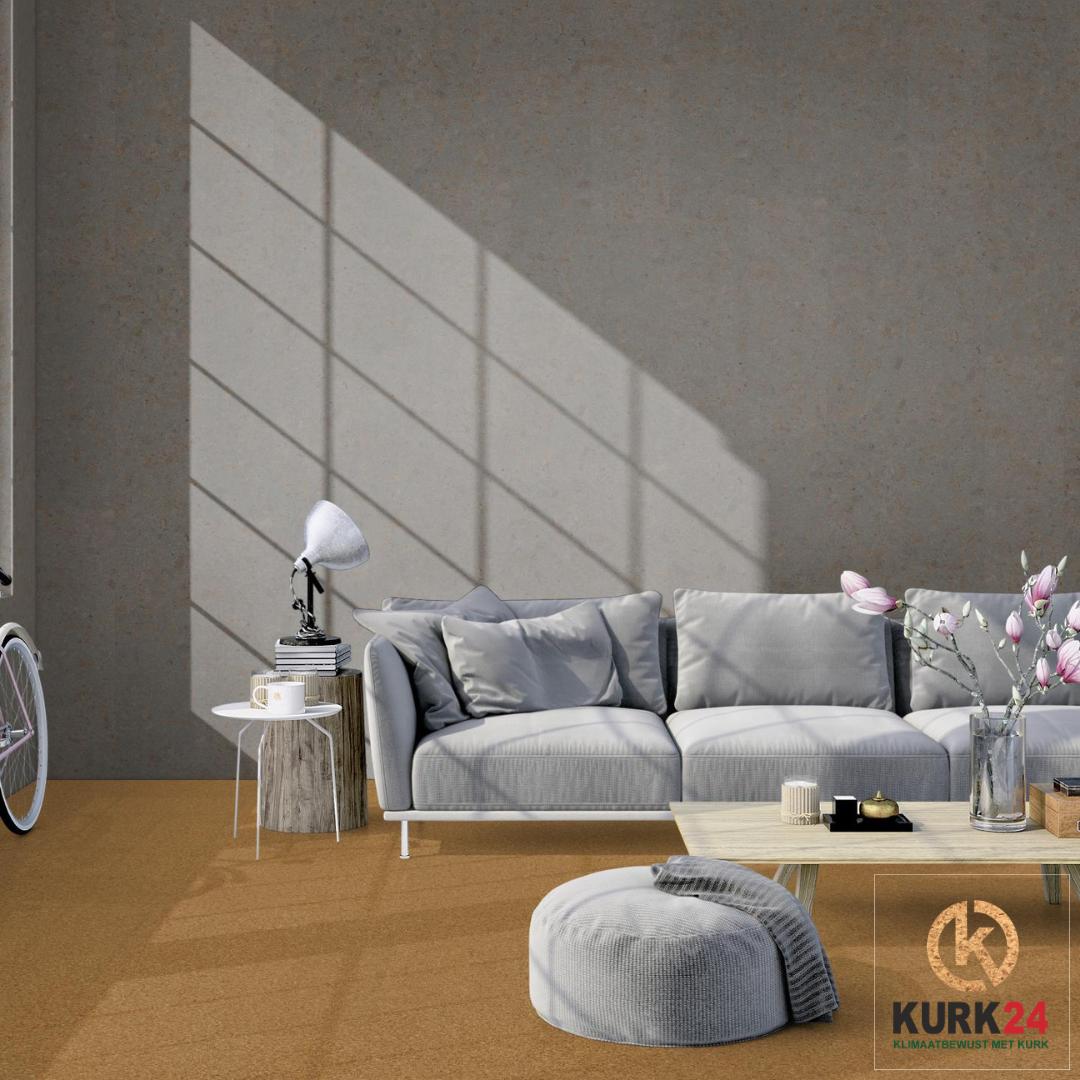 ClimaCork Gelakte plak kurkvloer - Parijs - 60 x 30 cm- 6mm. dik - per m2