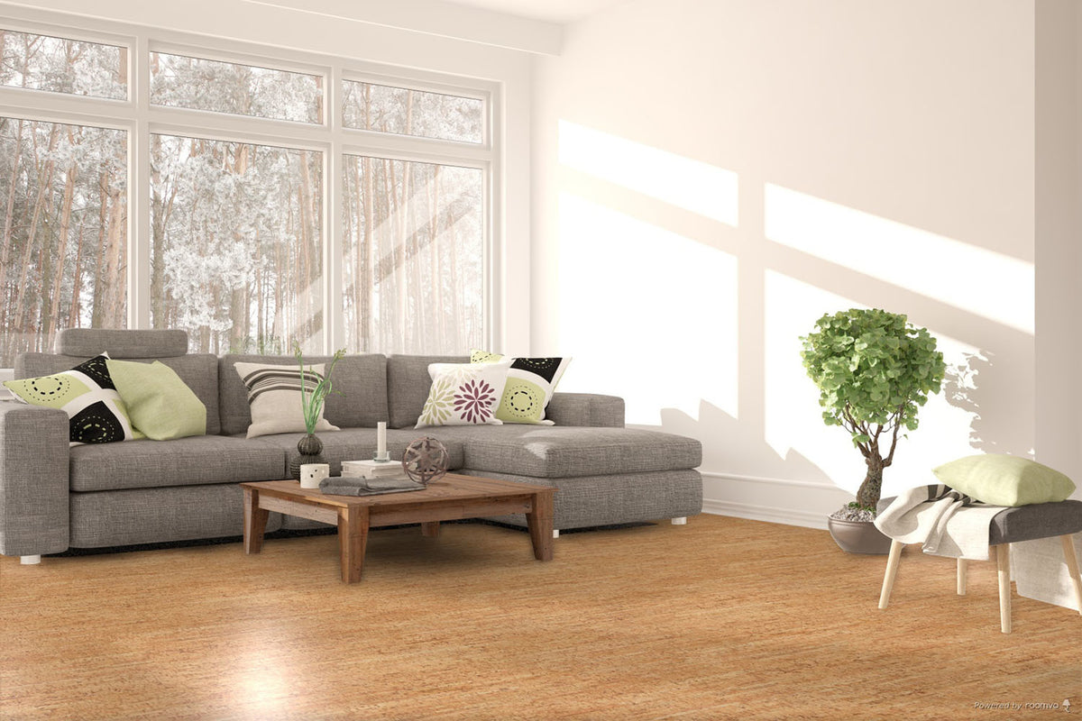 ClimaCork Ongelakte plak kurkvloer - Lido - 60 x 30 cm. - per m²