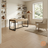 Flexura Flexura Canal – Visgraat Eiken Parket Klik-Kurkvloer - per m²