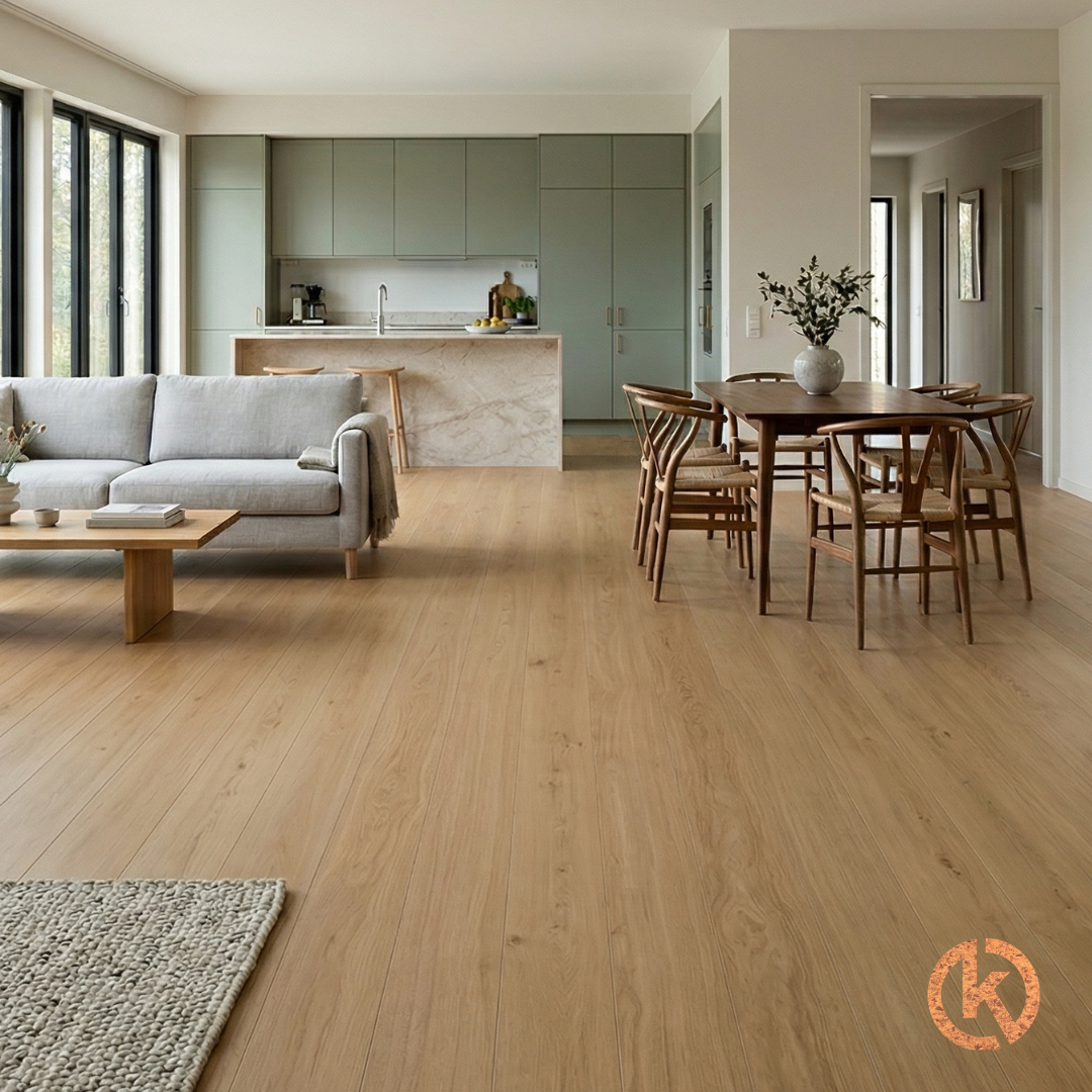 Flexura Flexura Rustic Hudson Oak  - Eiken Parket Klik-Kurkvloer - per m²