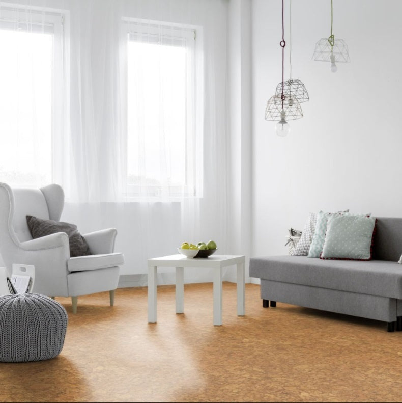 Granorte Gelakte plak kurkvloer - Castello - 60 x 30 cm. - Per m²