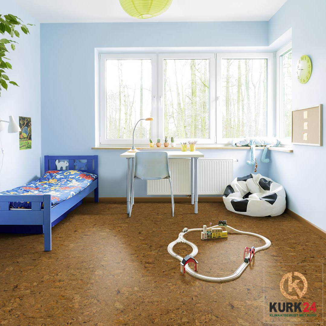 Granorte Gelakte plak kurkvloer - Twist - 60 x 30 cm - Per m²