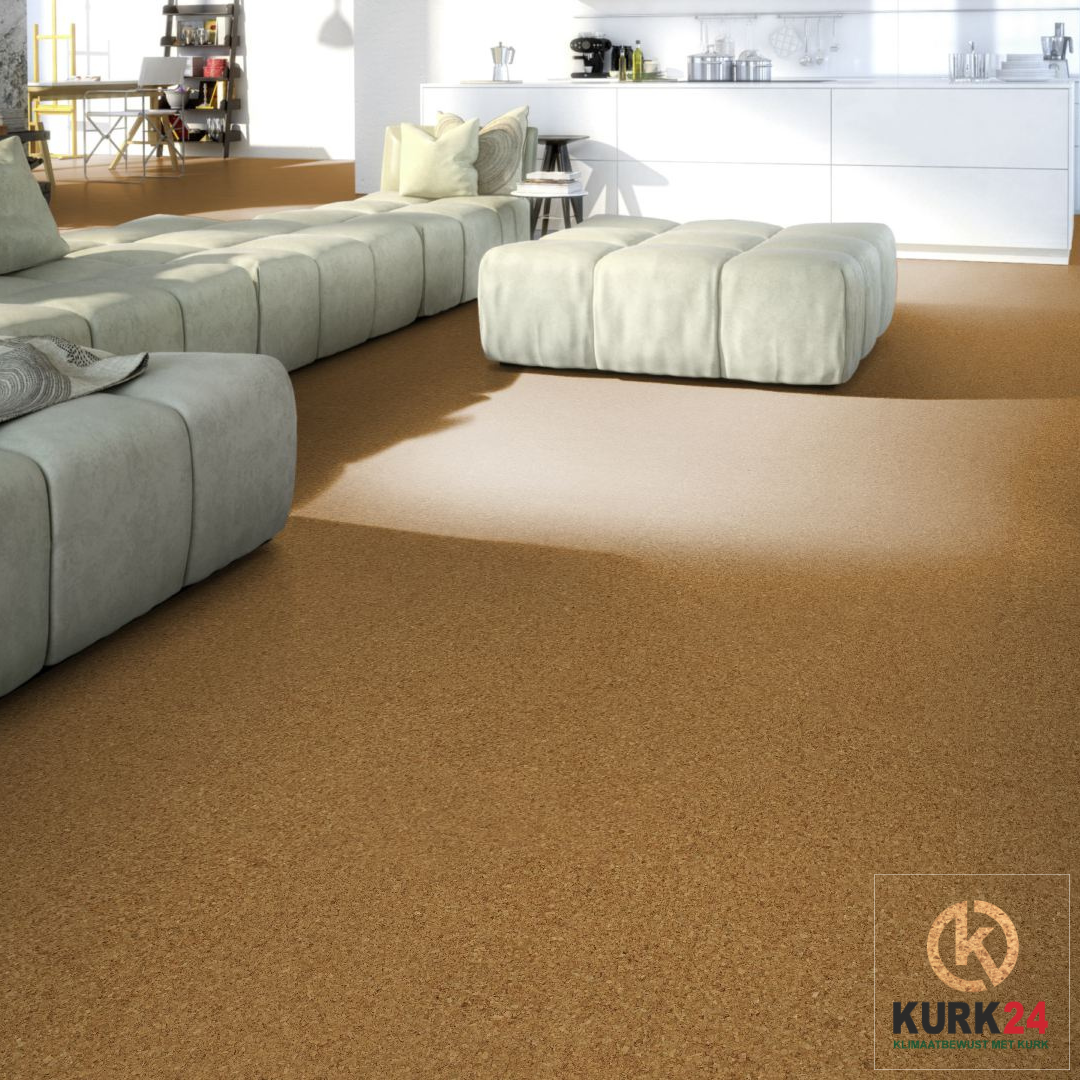 Granorte Granorte - Kurkvloer tegel - Standard - 60 x 30 cm - 4mm - GELAKT - PER M2