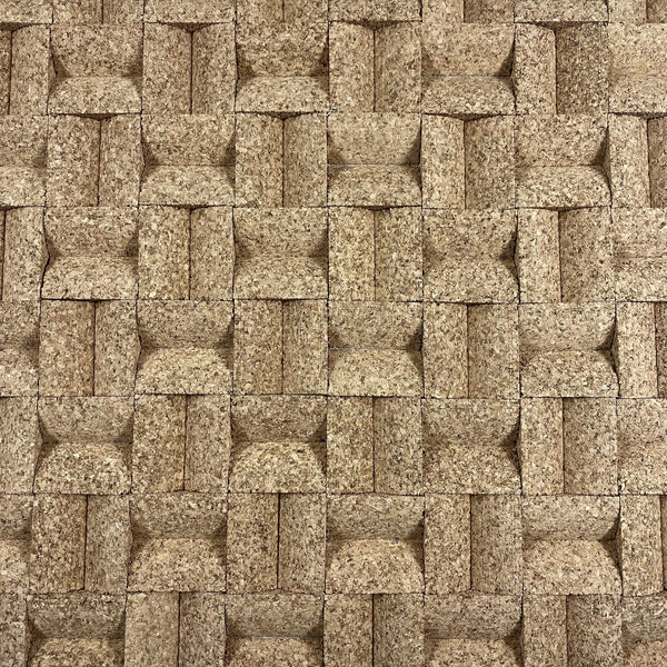 3D Akoestische kurkplaat Design  Intarsio - 60 x 60