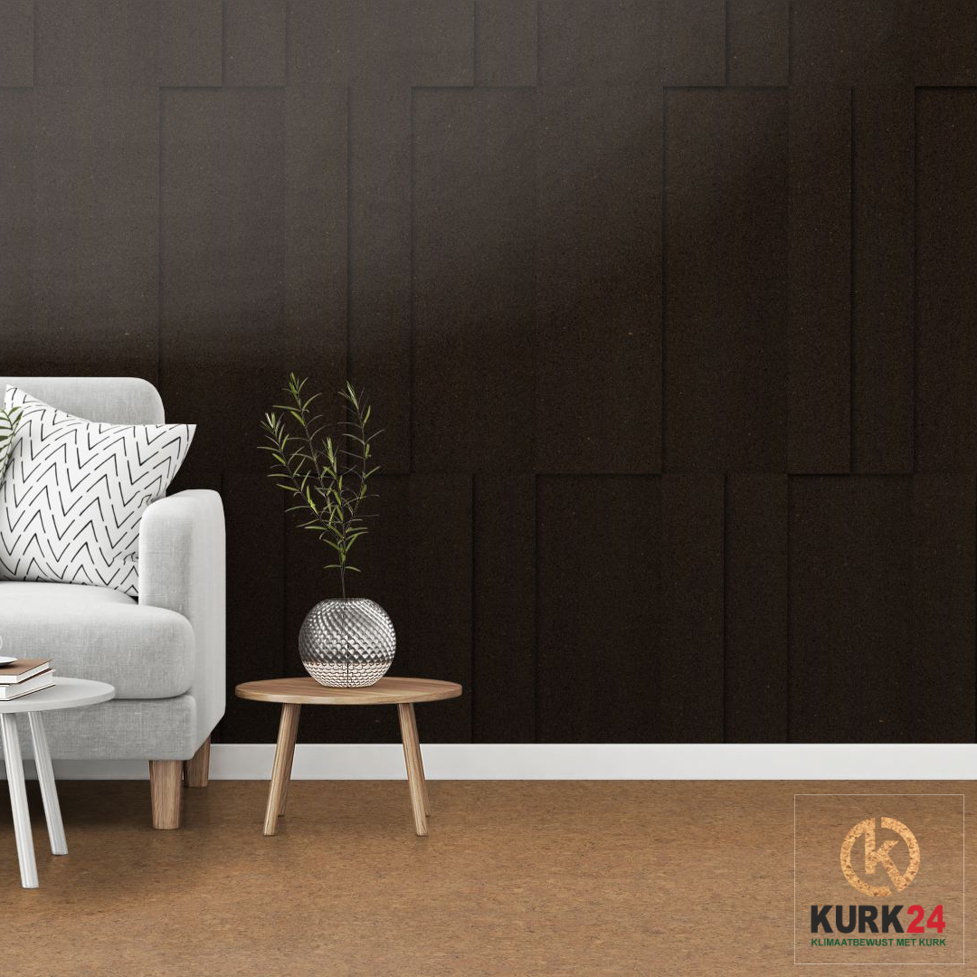Kurk24 3D Designer Wandkurk - Bebop - per 4,59m²