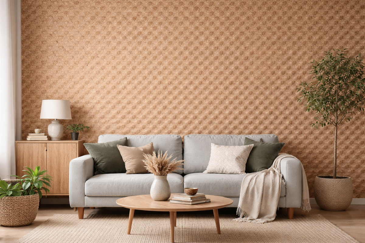 Kurk24 Acousticork op rol beschadigd  - 100cm breed - 10m lang
