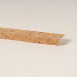 Kurk24 Alu. Hoekprofiel Kurk - 25 x 10mm - 3m lang