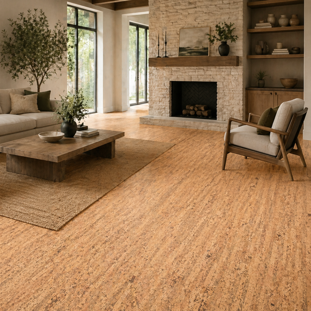 Kurk24 Amorim klik kurkvloer - Linen Natural - per m2