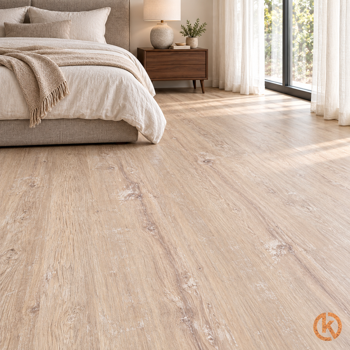 Kurk24 Amorim klikvloer LVT - Chalk Oak - PARTIJ 16m2