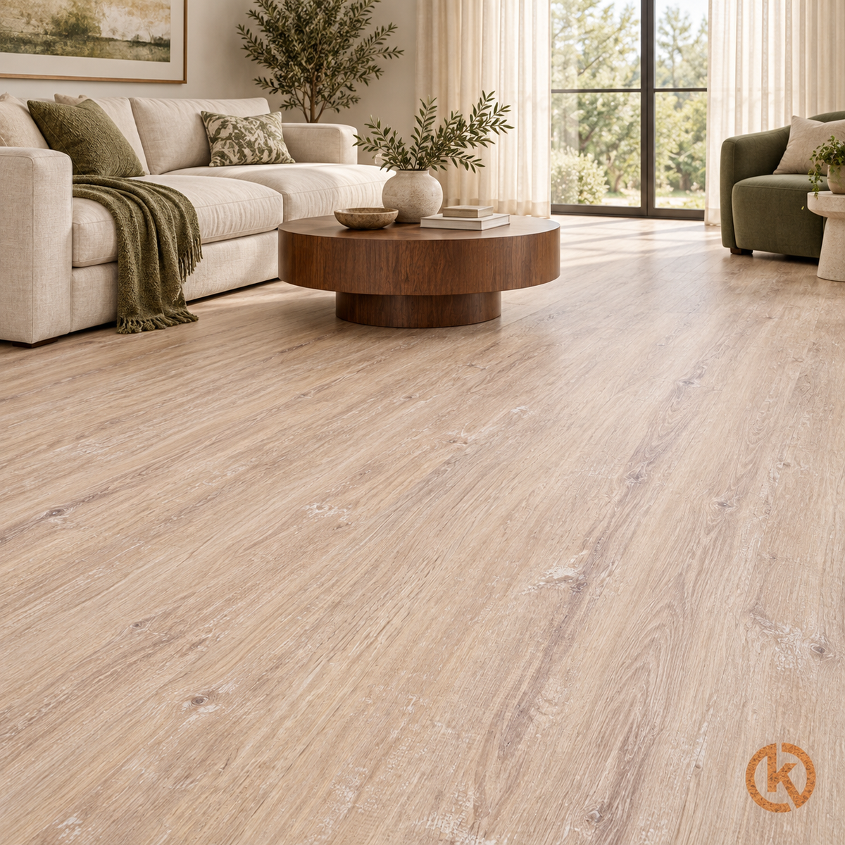 Kurk24 Amorim klikvloer LVT - Chalk Oak - PARTIJ 16m2