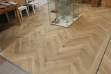Kurk24 Corkwood Visgraat Parket Hout met kurk Visgraat  - Eiken Rustiek - PARTIJ 25m2