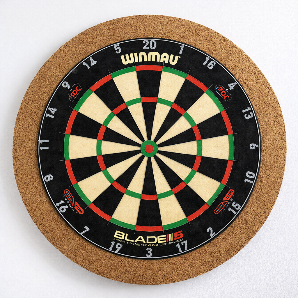 Kurk24 Dartbord achterwand - Rond
