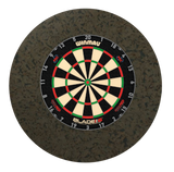 kurk24 Design Dartbord achterwand - Black Smoke - ROND - 80cm