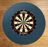 Kurk24 Design Dartbord achterwand - Navy Blue - ROND - 80cm