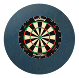 Kurk24 Design Dartbord achterwand - Navy Blue - ROND - 80cm