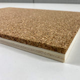 Kurk24 Kork-Pinnwand – Sperrholz – 30 x 40 cm – POSTEN 25 Stück – AKTION