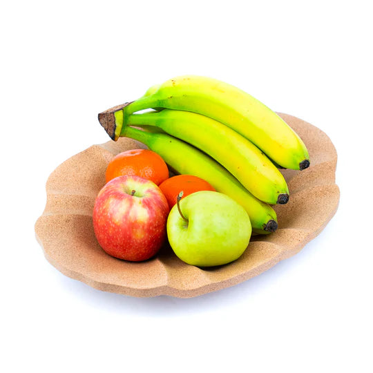 Kurk24 Kurk fruitschaal - golvend