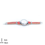 Kurk24 Kurk horloge - Rood