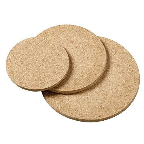 Kurk Onderzetters – Rond | Set van 3 Formaten