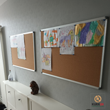 Kurk24 Kurk prikbord - aluminium lijst - 120 x 90 cm