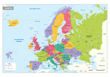 Kurk24 Kurk prikbord Europa - 100 x 140 cm