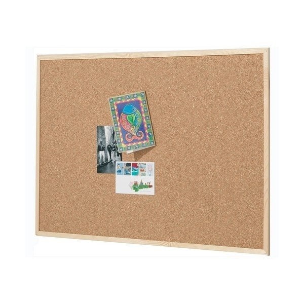Kurk24 Kurk prikbord - houten lijst - 60 x 90 cm - BESCHADIGD