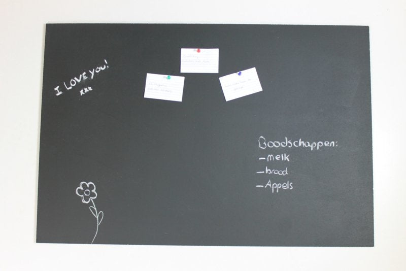 Kurk24 Kurk Prikbord KRIJTBORD - 60 x 90 cm - 8mm dik - Zelfklevend