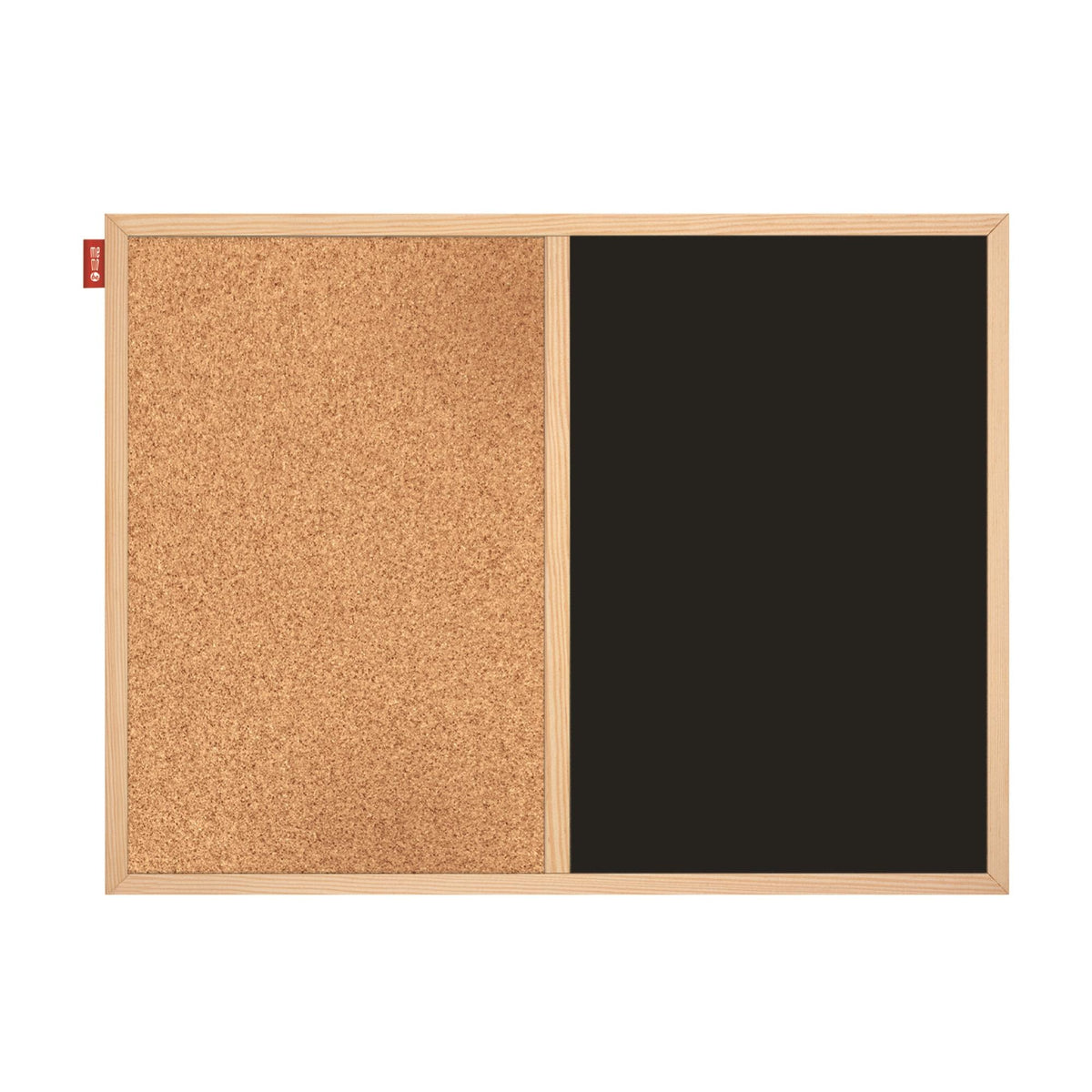 Kurk24 Kurk prikbord / krijtbord  - houten lijst - 60 x 90 cm