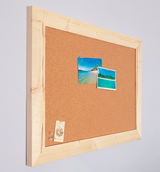Kurk24 Kurk prikbord -  steigerhouten lijst - Diverse Maten
