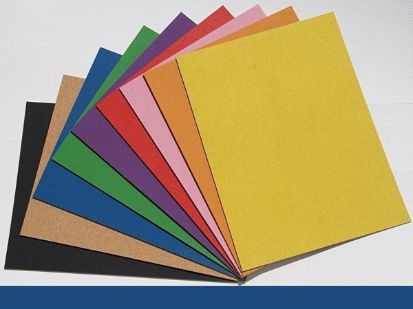 Kurk prikbord - Zelfklevend - Gekleurd - 60 x 90 cm - 8mm - Blauw