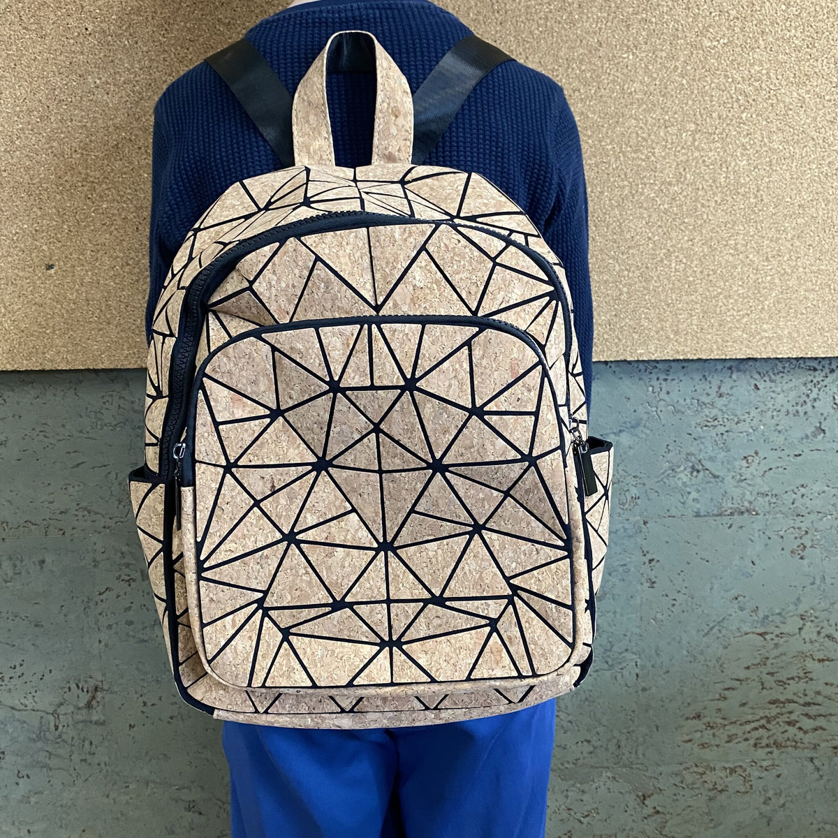 Kurk24 Kurk rugtas - Geometrisch Lisboa - Schooltas