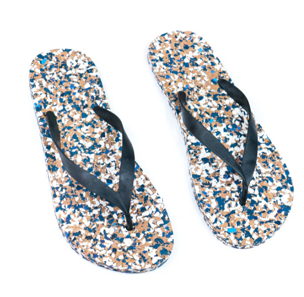 Kurk sandalen - slippers - Blauw - Maat 39/40