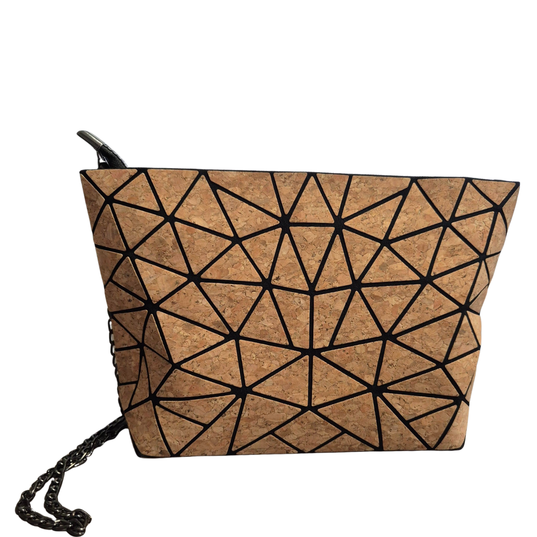 Kurk24 Kurk schoudertas - Geometrisch - 28 x 29 x 7 cm- ACTIE