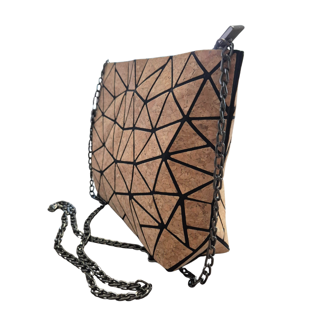 Kurk24 Kurk schoudertas - Geometrisch - 28 x 29 x 7 cm- ACTIE