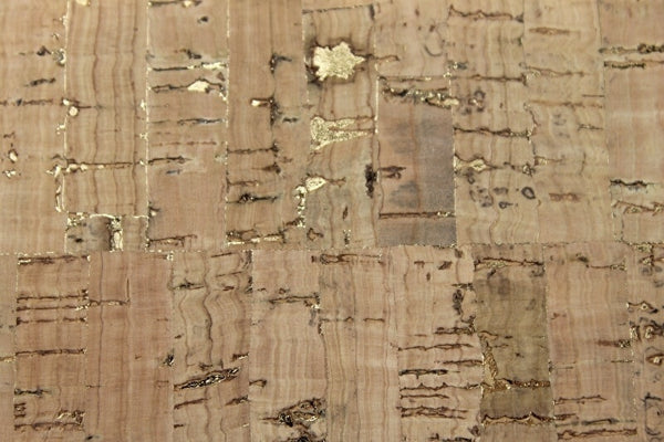 Kurk textiel - Naturel Goud