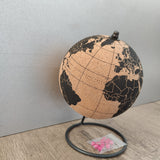 Kurk24 Kurk wereldbol - globe - diameter 15 cm.