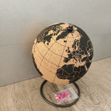 Kurk24 Kurk wereldbol - globe - diameter 15 cm.