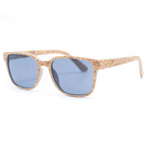 Kurk zonnebril inclusief case - Blauw