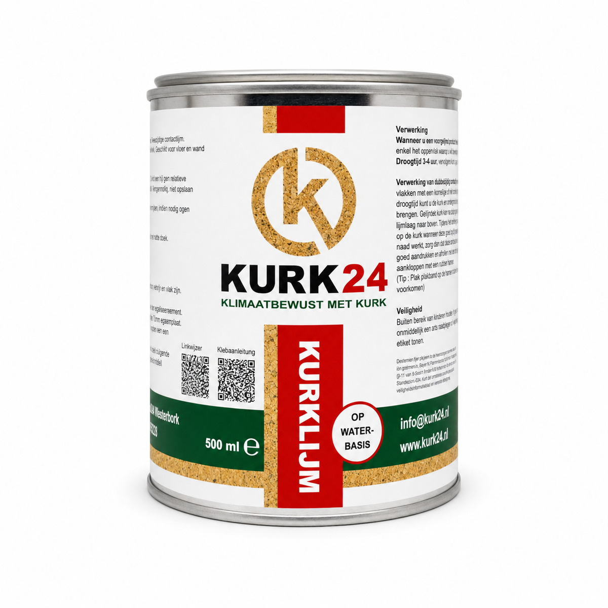 Kurk24 Kurk24 Tweezijdige contactlijm - 0,5L - 2m2