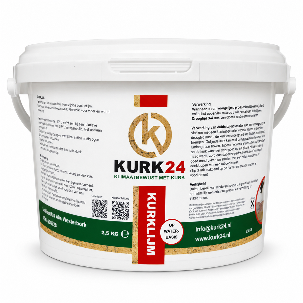 Kurk24 Kurk24 Tweezijdige contactlijm - 2,5 KG 10 m2