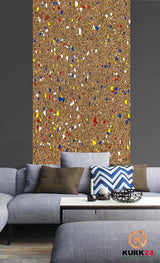 Kurk24 Kurkbehang 2mm - Multicolor - 100 x 1000 cm
