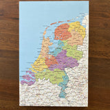 Kurk24 Landkaart Nederland - Prikbord bureau A4 / A3