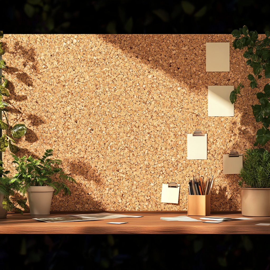 Kurk24 Naturel - Prikwandkurk tegel - 60 x 30 cm - 8mm dik