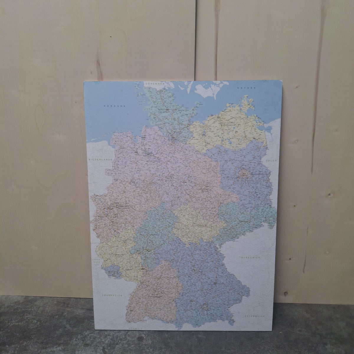 Kurk24 OUTLET - Prikbord Landkaart Duitsland - 100 x 135 cm
