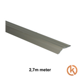 Kurk24 Overgangsprofiel zelfklevend 8mm RVS - 2,7m