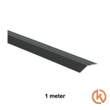 Kurk24 Overgangsprofiel zelfklevend 8mm zwart - 1m