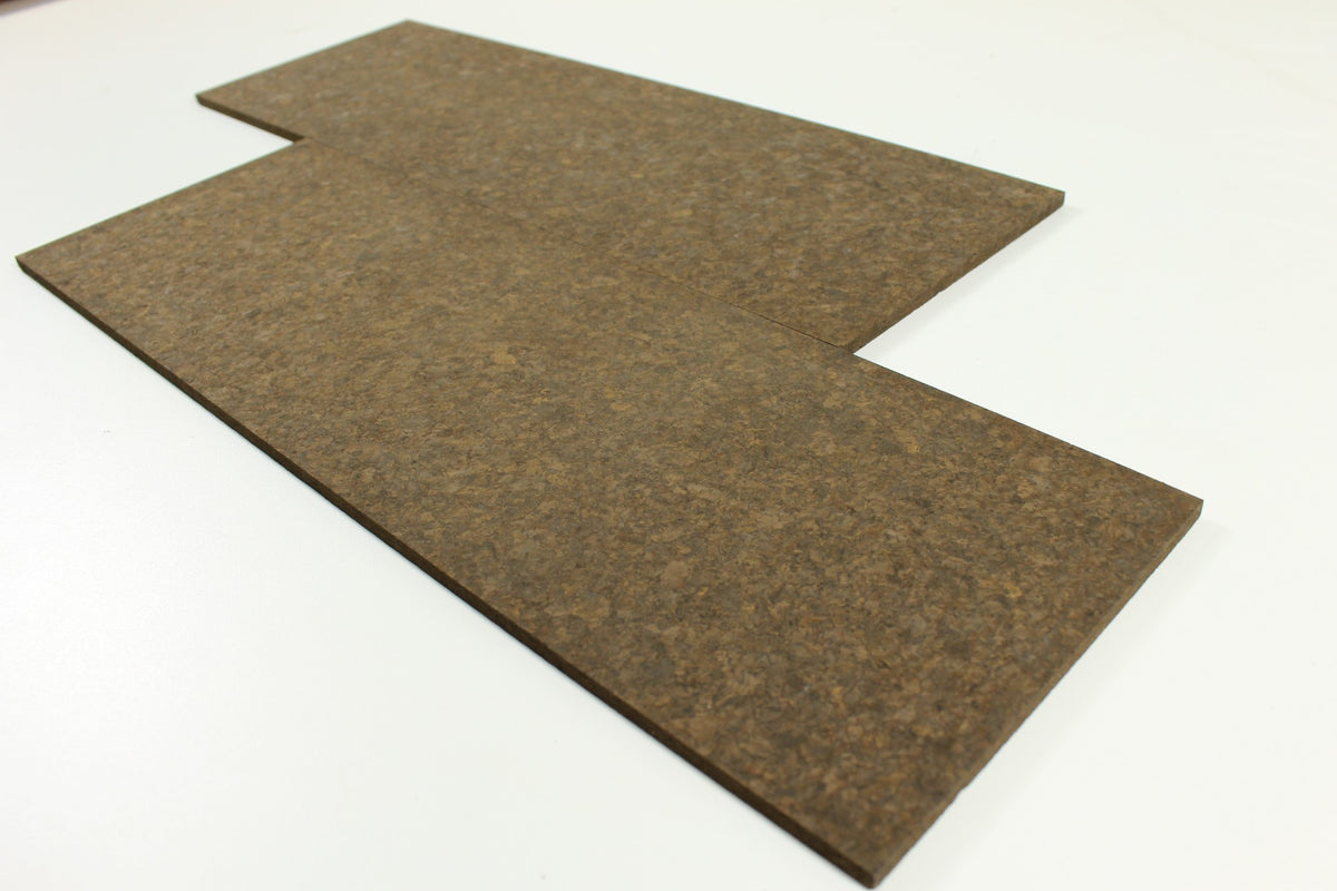 Kurk24 Plak kurkvloer - Rustic Brown - 45 x 15 cm - 6 mm - per m²
