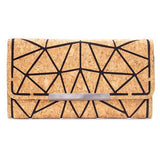 Kurk24 Portemonnaie aus Kork - Geometrischer Chic
